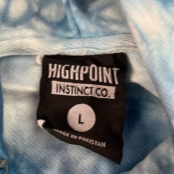 Blue Tye Dye Hoodie - Picture 3 of 5